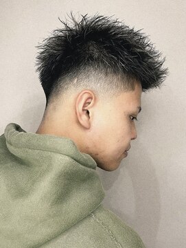 スキル(SKILL) ジェットモヒカン スキンフェード バーバー