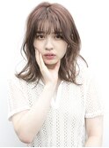 【Anli☆岩瀬萌】ワンホンヘア くびれミディ ヌーディーベージュ