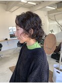 マッシュボブ/パーマ