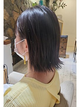 ヘアリゾート粋 リマ 銀座店(lima) ツヤサラ毛先軽やかストレートボブ