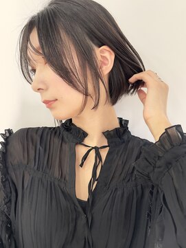 ピープスアンドスー 表参道 渋谷(Peeps&Suu.) 外ハネ韓国風ボブグレージュ_髪質改善/20代30代40代