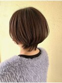 大人ショートボブ小顔ショートレイヤーボブウルフ