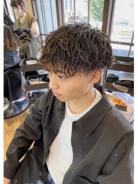 ダブル(W) 波巻きパーマ