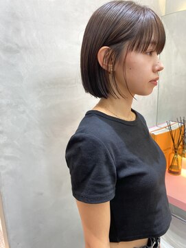 ロンドポレール 北千住(Lond polaire) アッシュブラウン×ボブ