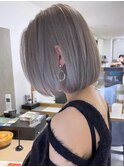 ミルクティーベージュダブルカラーケアブリーチハイライト