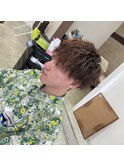 波巻きパーマ