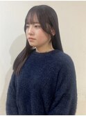 後れ毛カット S字後れ毛 r