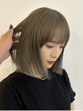 【☆新規限定40%off☆】似合わせカット+ブリーチなしダブルカラー+うる艶ＴＲ￥33000⇒￥21800