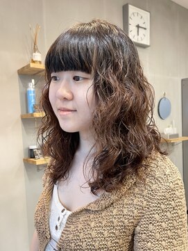 ナループロア ハチ(Nalu pu loa hachi) ウェーブパーマ/大きめパーマ/緩めパーマ/ドライパーマ