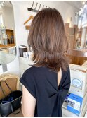 大人の愛されくびれウルフミディアムヘア 30代40代赤羽美容室