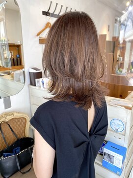 シェノン 赤羽店(CHAINON) 大人の愛されくびれウルフミディアムヘア 30代40代赤羽美容室