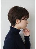 30代40代大人丸みショートハンサムショート髪質改善白髪染め
