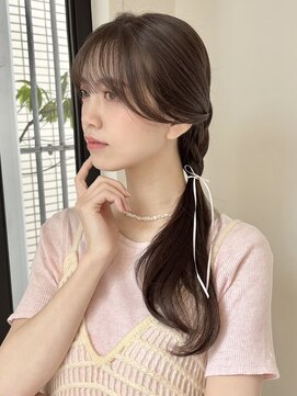 ローネス ギンザ(LONESS ginza) レイヤーカット/小顔カット/くすみベージュ/透明感カラー