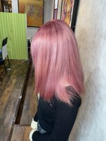 ビヨンド リンク(BEYOND L'INK)&nbsp;さくらピンクカラー  2回ブリーチ