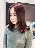 ミディアムロングおくれ毛美髪顔周りレイヤー_ba547021