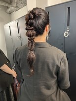 ポニー編み下ろし