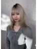 ブリーチ＋カラー＋髪質改善トリートメント　￥20900→￥19800