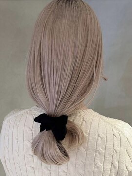 ペレ 梅田(PELE) くびれヘア/アプリコットオレンジ/夏のヘアアレンジ/梅田