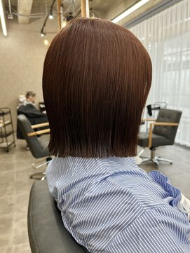 コク 千葉駅西口(COQU) ヘイリーボブ × オレンジブラウン【千葉優希】