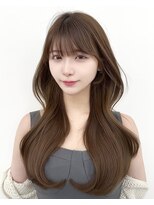 アマトウキョウスマートサロン(AMA TOKYO×Smart Salon)&nbsp;韓国ヘア　レイヤーカット　顔まわり