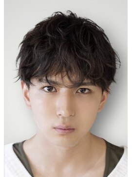 ゼンコー アオヤマ(ZENKO Aoyama) 黒髪×マッシュ×スパイラルパーマ【表参道/メンズ/パーマ】