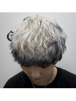 メンズサロン ガウディ 博多店(men's salon Gaudi) メンズウルフカット×アンブレラカラー