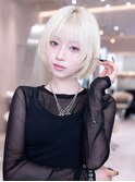 レイヤーカット　ショートボブ　透明感カラー　髪質改善　