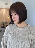 丸くならないボブ◎