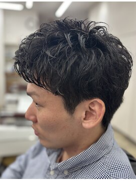 ヘア ナヴォーナ 千代ケ崎店(hair NAVONA) メンズショートパーマ