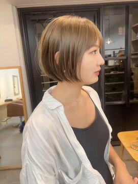ミニボブレイヤー/レイヤーカット/ショートボブ/顔周り韓国/仙台