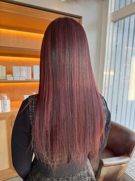 ユラギフロムユイマァル 水島店(YURAGI from YUIMARL) ブリーチデザインカラー20代30代40代ハイライトバレイヤージュ