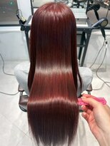 ザシェノンウメダ(THA CHAINON UMEDA) イメチェン/ピンクベージュ/アンブレラカラー/前髪/心斎橋