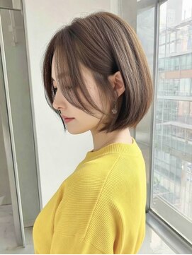 トーン 上大岡(tone.) ミディアムレイヤー”レイヤーカット*髪質改善*ベージュブラウン