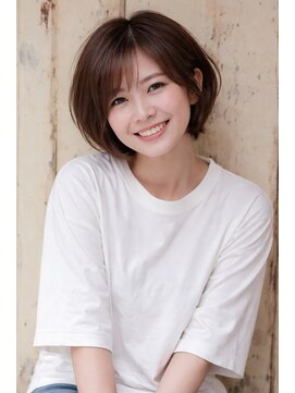 ワゴンバイアフロート(Wagon by afloat) ショートボブ髪型20代30代40代50代前髪あり前髪なし面長丸顔池袋