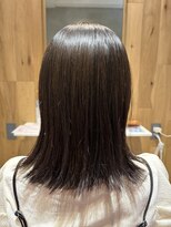 ベルベットヘア 千早店(Velvet hair)&nbsp;ダークグレージュ×オージュアトリートメント