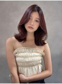 ブリーチなしダブルカラー/レイヤー/縮毛矯正/髪質改善/学割U24