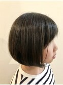 【cokuu】キッズにもおすすめ!!前下がりショートボブ☆☆