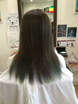 カナオア ヘアーデザイン(kanaoa hair design) ユニコーンインナーカラー