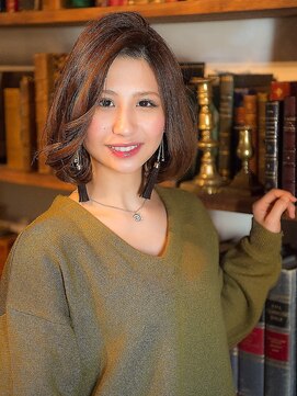 ロアー ヘアー マチルダ 千葉店(RAWR hair MATILDA) 大人っぽい落ち着きのあるシックなボブ♪