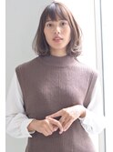 《joemi 新宿∞》切りっぱなしボブ×ワンカールのふわロブ　近江