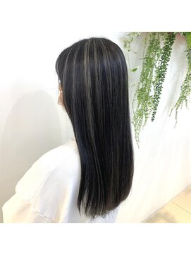 ネオヘアー 曳舟店(NEO Hair) ダークグレー×ハイライト☆【曳舟】