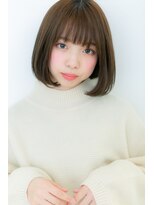 カバーヘア イヴ 戸頭店(COVER HAIR EVE) シースルー前髪艶カラーナチュラルストレートY戸頭10代20代30代