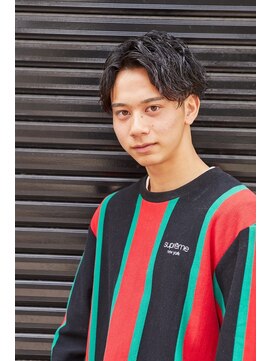 メンズサロンドットリアン(dot. lien) スパイラル/ニュアンスマッシュ/センターパート【町田/町田駅】