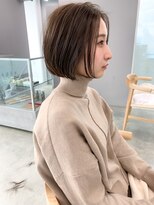 ヌード(nude)&nbsp;nude仲井【ミニボブ】【大人かわいい】【ブラウンベージュ】