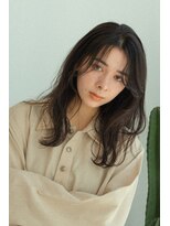 ハク アトリエ(HaKU atelier)&nbsp;ルーズウェーブフレンチガーリーロング暗髪ダークアッシュ2