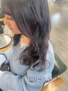 ライズ バイ レボ(RISE by REVO) 大人かわいい/レイヤーロング/グレーベージュ/前髪パーマ/我孫子