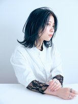 フェイバリットガーデン(favorite garden)&nbsp;20代30代大人可愛いイメチェンレイヤーボブブルーブラック