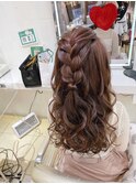 編み込みハーフ★