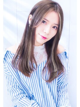 ルーヴル 西宮北口(Louvre) 【くすみブルー☆グレージュ】ショコラベージュニュアンスカラー