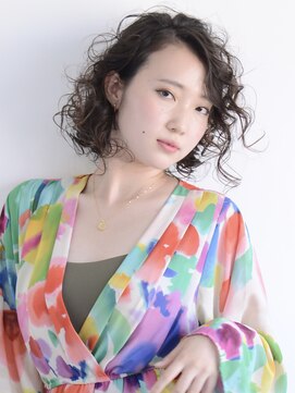 ロアー ヘアー リンク 葛西駅前店(RAWR hair link) 【RAWR】スパイラルパーマ_カリーヘアスタイル